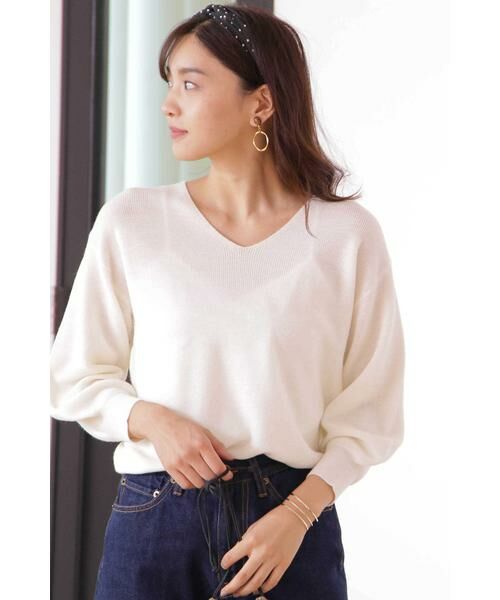 ＊＊N.Natural Beauty Basic / エヌ ナチュラルビューティーベーシック ニット・セーター | ウールベーシックⅡVネックニット | 詳細15