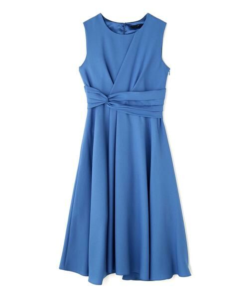 ＊＊N.Natural Beauty Basic / エヌ ナチュラルビューティーベーシック ワンピース | 編み上げワンピース（ブルー1）