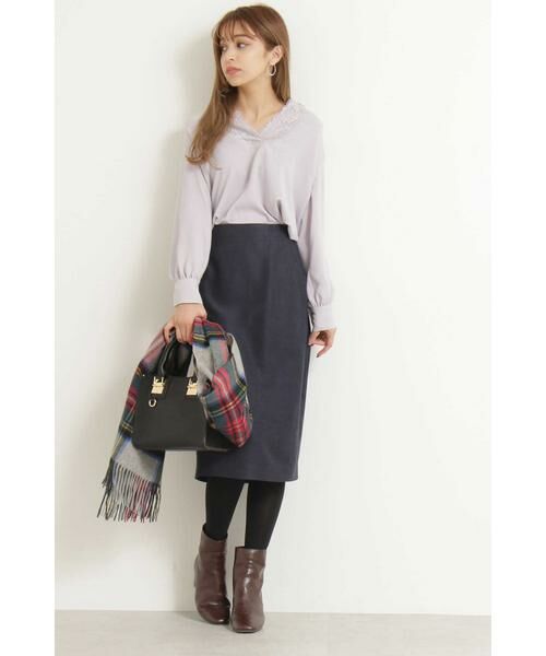 ＊＊N.Natural Beauty Basic / エヌ ナチュラルビューティーベーシック シャツ・ブラウス | レースネックブラウス | 詳細2