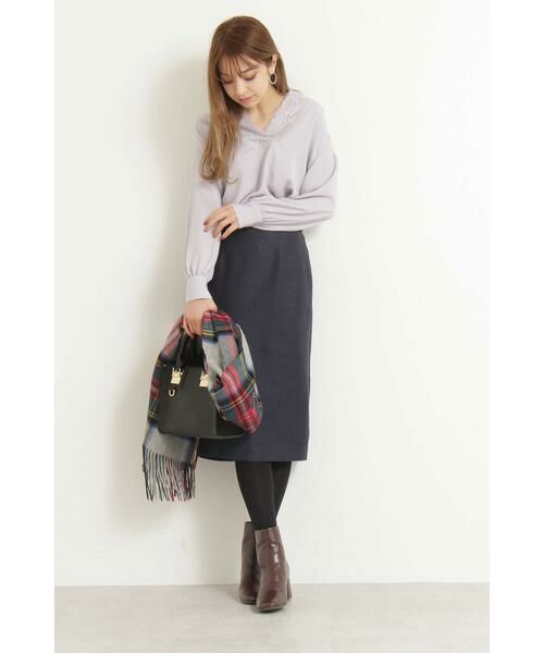 ＊＊N.Natural Beauty Basic / エヌ ナチュラルビューティーベーシック シャツ・ブラウス | レースネックブラウス | 詳細4