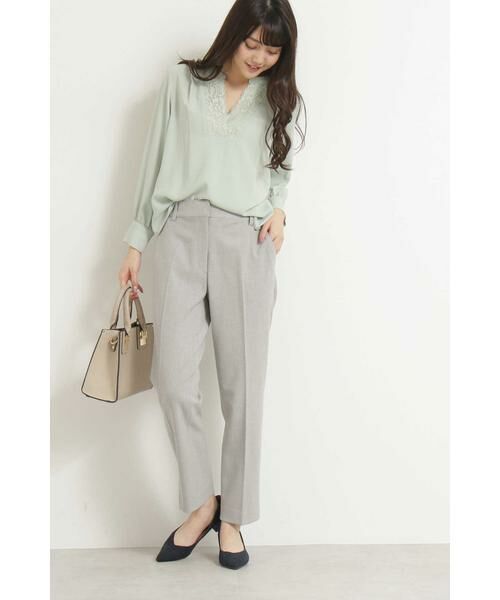 ＊＊N.Natural Beauty Basic / エヌ ナチュラルビューティーベーシック シャツ・ブラウス | レースネックブラウス | 詳細8