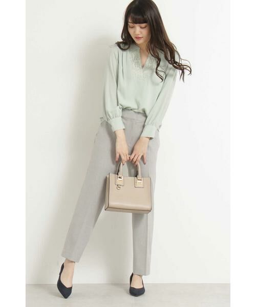 ＊＊N.Natural Beauty Basic / エヌ ナチュラルビューティーベーシック シャツ・ブラウス | レースネックブラウス | 詳細10