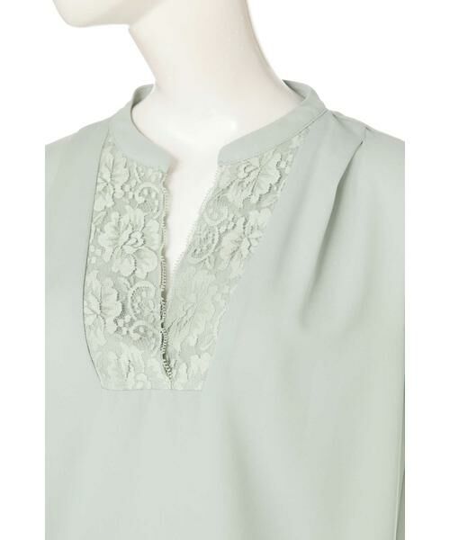 ＊＊N.Natural Beauty Basic / エヌ ナチュラルビューティーベーシック シャツ・ブラウス | レースネックブラウス | 詳細14