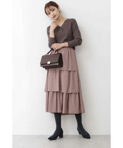 ＊＊N.Natural Beauty Basic / エヌ ナチュラルビューティーベーシック スカート | ティアードマキシスカート | 詳細2