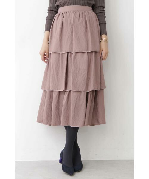 ＊＊N.Natural Beauty Basic / エヌ ナチュラルビューティーベーシック スカート | ティアードマキシスカート | 詳細4