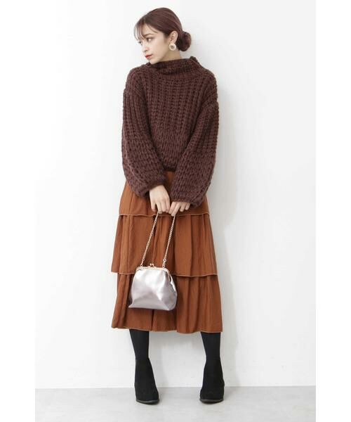 ＊＊N.Natural Beauty Basic / エヌ ナチュラルビューティーベーシック スカート | ティアードマキシスカート | 詳細13