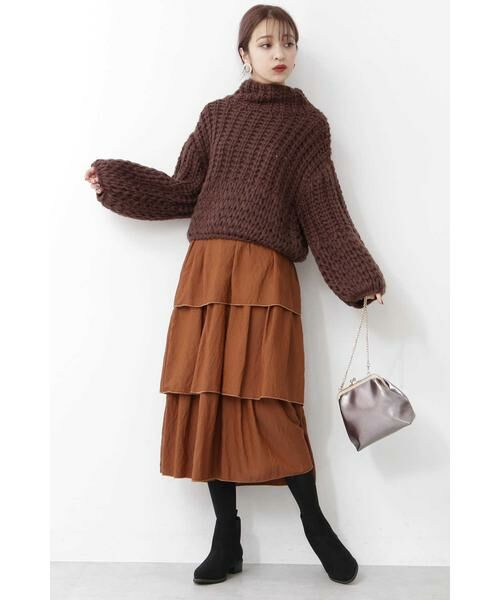 ＊＊N.Natural Beauty Basic / エヌ ナチュラルビューティーベーシック スカート | ティアードマキシスカート | 詳細15