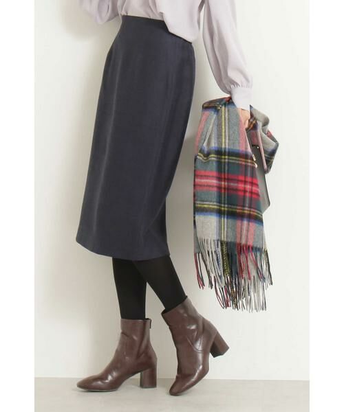 ＊＊N.Natural Beauty Basic / エヌ ナチュラルビューティーベーシック スカート | ピーチスカート（ネイビー）