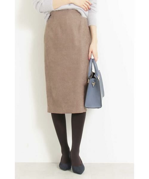 ＊＊N.Natural Beauty Basic / エヌ ナチュラルビューティーベーシック スカート | ピーチスカート（グレー）