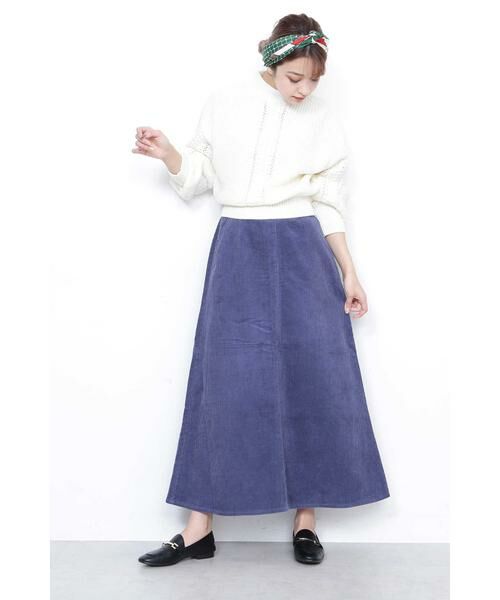 ＊＊N.Natural Beauty Basic / エヌ ナチュラルビューティーベーシック スカート | コーデュロイフレアスカート | 詳細2