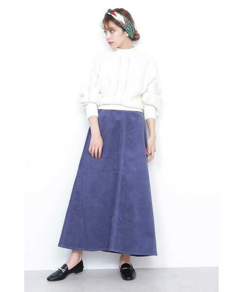 ＊＊N.Natural Beauty Basic / エヌ ナチュラルビューティーベーシック スカート | コーデュロイフレアスカート | 詳細4
