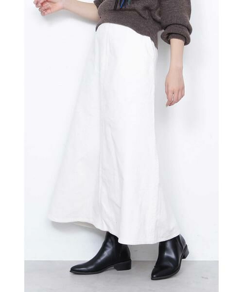 ＊＊N.Natural Beauty Basic / エヌ ナチュラルビューティーベーシック スカート | コーデュロイフレアスカート（オフ）