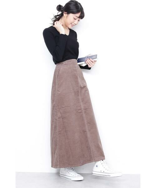 ＊＊N.Natural Beauty Basic / エヌ ナチュラルビューティーベーシック スカート | コーデュロイフレアスカート | 詳細22