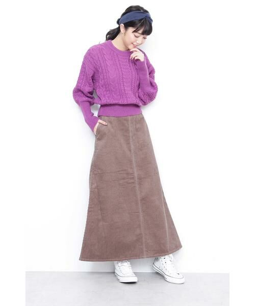 ＊＊N.Natural Beauty Basic / エヌ ナチュラルビューティーベーシック スカート | コーデュロイフレアスカート | 詳細23