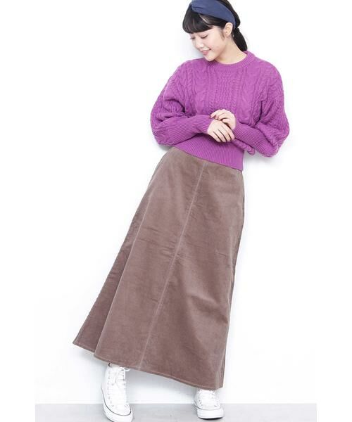 ＊＊N.Natural Beauty Basic / エヌ ナチュラルビューティーベーシック スカート | コーデュロイフレアスカート | 詳細24