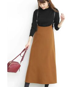 サスペンダー付スカート