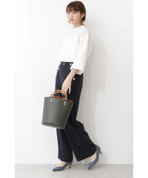 ＊＊N.Natural Beauty Basic / エヌ ナチュラルビューティーベーシック パンツ | マリンパンツ 無地 | 詳細3