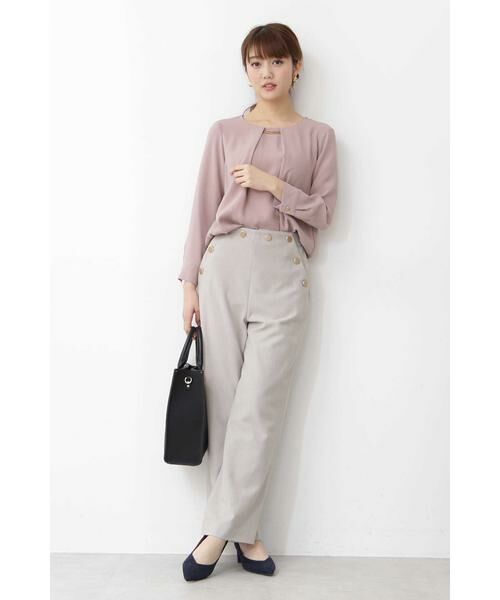 ＊＊N.Natural Beauty Basic / エヌ ナチュラルビューティーベーシック パンツ | マリンパンツ 無地 | 詳細16