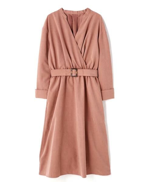 ＊＊N.Natural Beauty Basic / エヌ ナチュラルビューティーベーシック ワンピース | カシュクールピーチワンピース | 詳細1