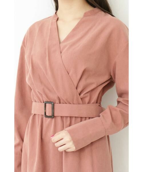 ＊＊N.Natural Beauty Basic / エヌ ナチュラルビューティーベーシック ワンピース | カシュクールピーチワンピース | 詳細21