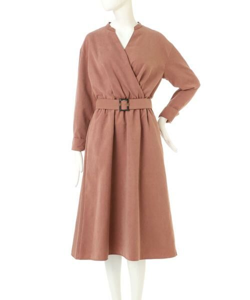 ＊＊N.Natural Beauty Basic / エヌ ナチュラルビューティーベーシック ワンピース | カシュクールピーチワンピース | 詳細5