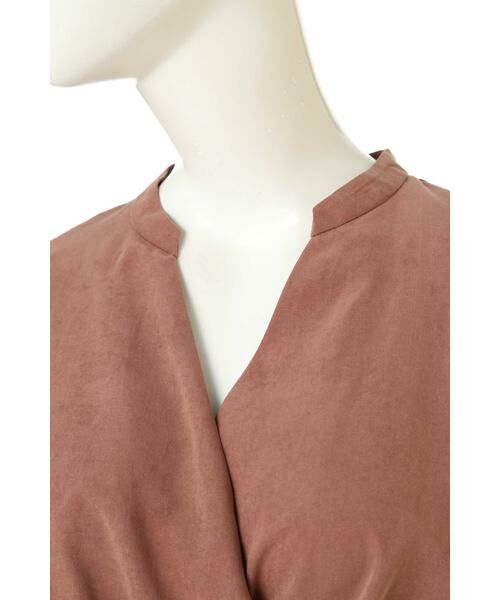 ＊＊N.Natural Beauty Basic / エヌ ナチュラルビューティーベーシック ワンピース | カシュクールピーチワンピース | 詳細8