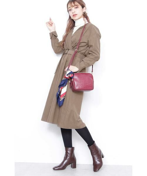 ＊＊N.Natural Beauty Basic / エヌ ナチュラルビューティーベーシック ワンピース | カシュクールピーチワンピース | 詳細25