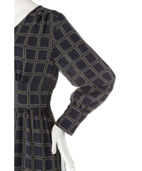 ＊＊N.Natural Beauty Basic / エヌ ナチュラルビューティーベーシック ワンピース | レトロチェックプリントワンピース | 詳細6