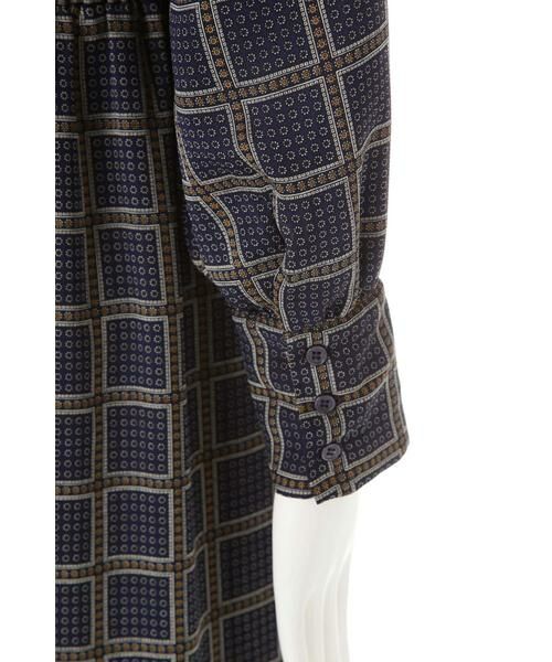 ＊＊N.Natural Beauty Basic / エヌ ナチュラルビューティーベーシック ワンピース | レトロチェックプリントワンピース | 詳細7