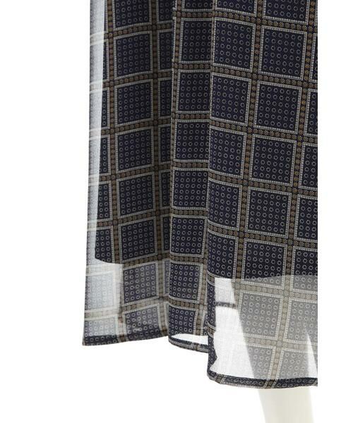 ＊＊N.Natural Beauty Basic / エヌ ナチュラルビューティーベーシック ワンピース | レトロチェックプリントワンピース | 詳細8