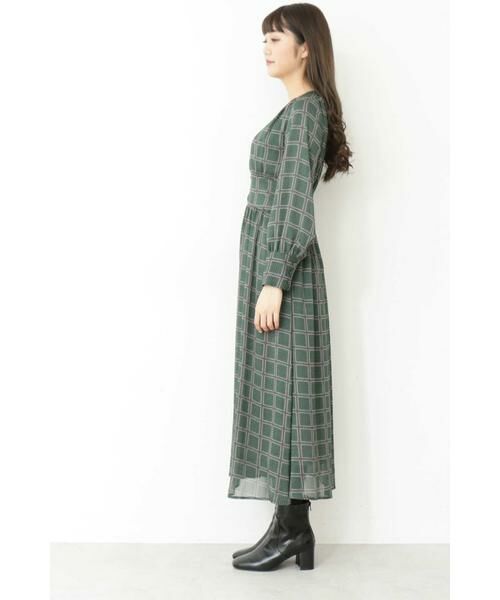 ＊＊N.Natural Beauty Basic / エヌ ナチュラルビューティーベーシック ワンピース | レトロチェックプリントワンピース | 詳細17