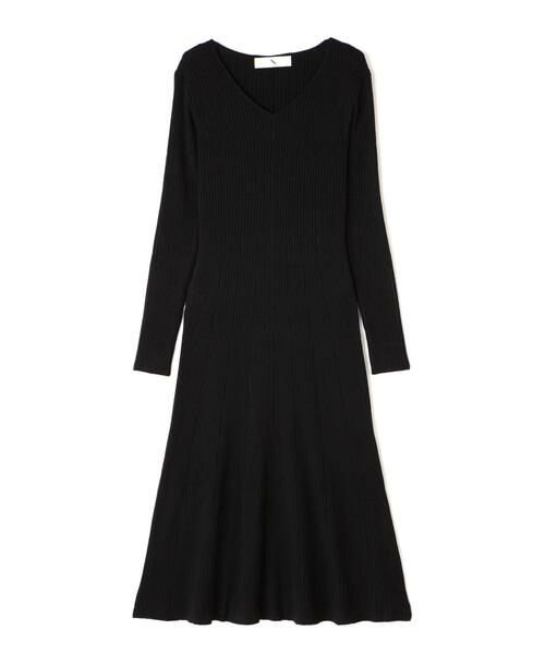 ＊＊N.Natural Beauty Basic / エヌ ナチュラルビューティーベーシック ワンピース | リブフレアワンピース | 詳細1