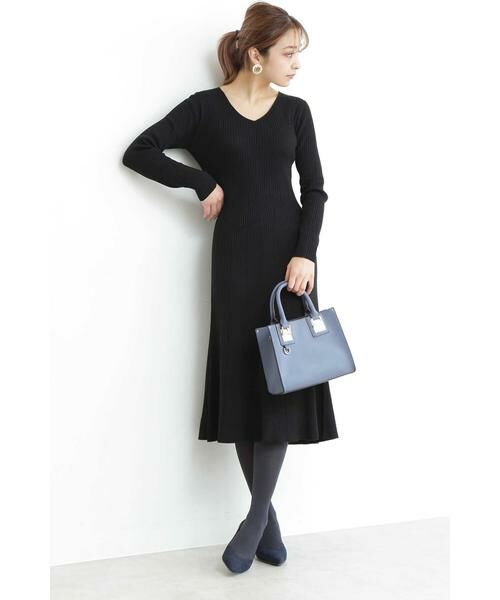 ＊＊N.Natural Beauty Basic / エヌ ナチュラルビューティーベーシック ワンピース | リブフレアワンピース | 詳細2