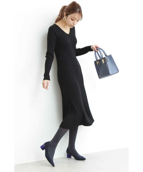 ＊＊N.Natural Beauty Basic / エヌ ナチュラルビューティーベーシック ワンピース | リブフレアワンピース | 詳細3