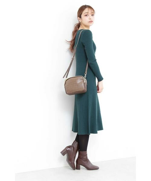 ＊＊N.Natural Beauty Basic / エヌ ナチュラルビューティーベーシック ワンピース | リブフレアワンピース | 詳細8