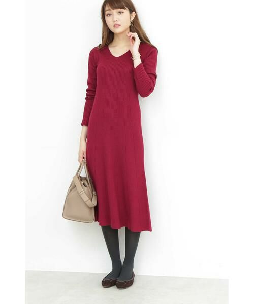 ＊＊N.Natural Beauty Basic / エヌ ナチュラルビューティーベーシック ワンピース | リブフレアワンピース | 詳細18