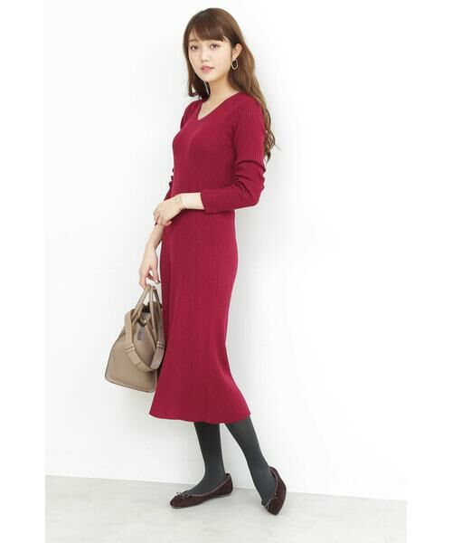 ＊＊N.Natural Beauty Basic / エヌ ナチュラルビューティーベーシック ワンピース | リブフレアワンピース | 詳細19