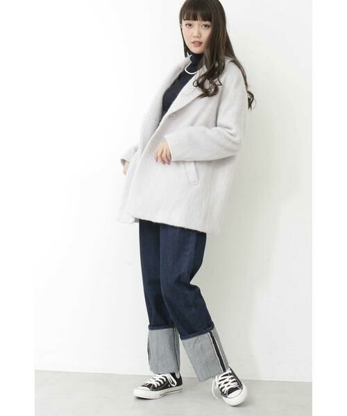 ＊＊N.Natural Beauty Basic / エヌ ナチュラルビューティーベーシック アウター | シャギーショートチェスターコート | 詳細3