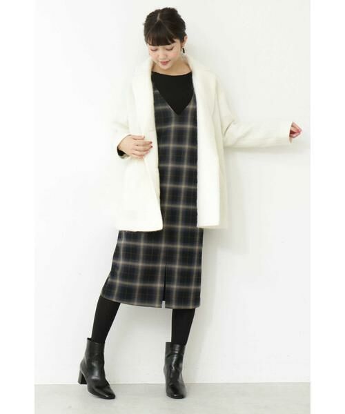 ＊＊N.Natural Beauty Basic / エヌ ナチュラルビューティーベーシック アウター | シャギーショートチェスターコート | 詳細18