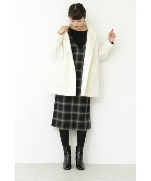 ＊＊N.Natural Beauty Basic / エヌ ナチュラルビューティーベーシック アウター | シャギーショートチェスターコート | 詳細19