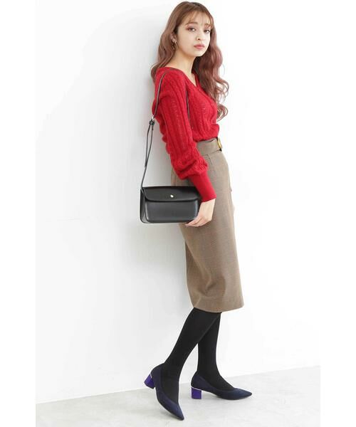 ＊＊N.Natural Beauty Basic / エヌ ナチュラルビューティーベーシック カーディガン・ボレロ | レース編みニットカーディガン | 詳細3