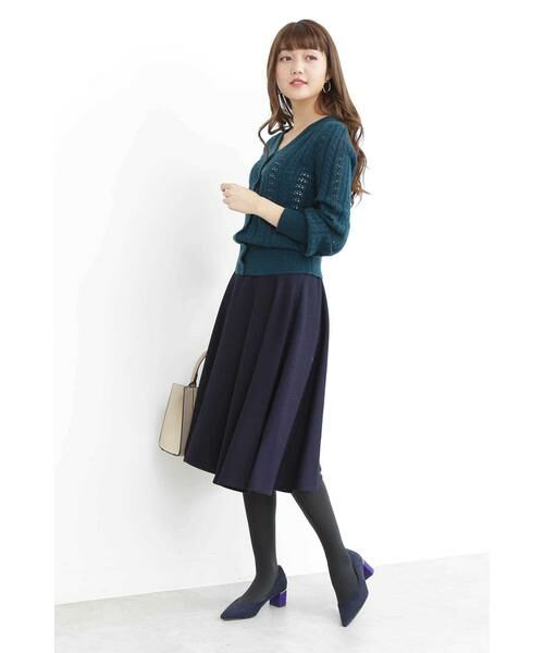 ＊＊N.Natural Beauty Basic / エヌ ナチュラルビューティーベーシック カーディガン・ボレロ | レース編みニットカーディガン | 詳細19