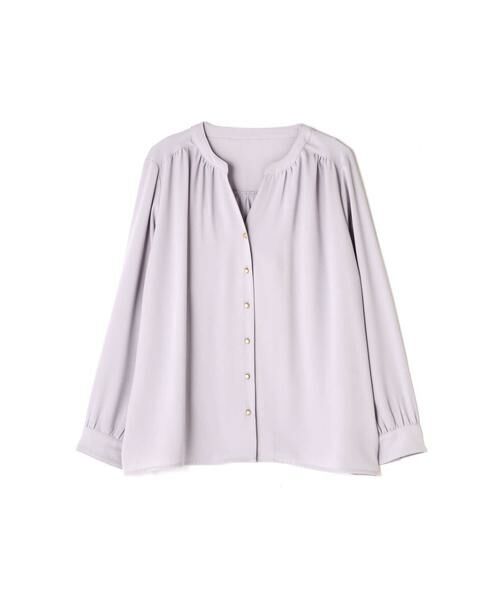 ＊＊N.Natural Beauty Basic / エヌ ナチュラルビューティーベーシック シャツ・ブラウス | ゴールドパーツボタンブラウス | 詳細1