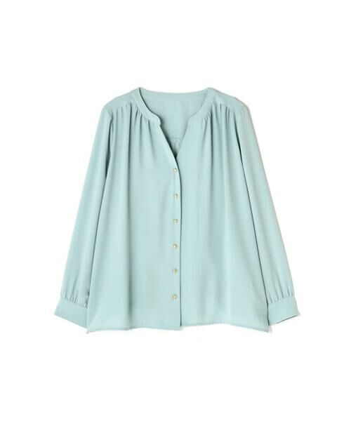 ＊＊N.Natural Beauty Basic / エヌ ナチュラルビューティーベーシック シャツ・ブラウス | ゴールドパーツボタンブラウス | 詳細9