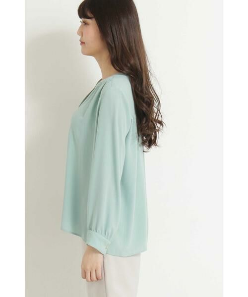 ＊＊N.Natural Beauty Basic / エヌ ナチュラルビューティーベーシック シャツ・ブラウス | ゴールドパーツボタンブラウス | 詳細18