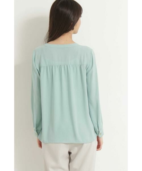 ＊＊N.Natural Beauty Basic / エヌ ナチュラルビューティーベーシック シャツ・ブラウス | ゴールドパーツボタンブラウス | 詳細19