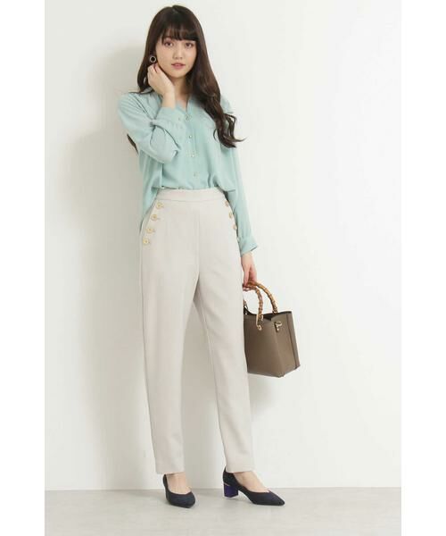 ＊＊N.Natural Beauty Basic / エヌ ナチュラルビューティーベーシック シャツ・ブラウス | ゴールドパーツボタンブラウス | 詳細10