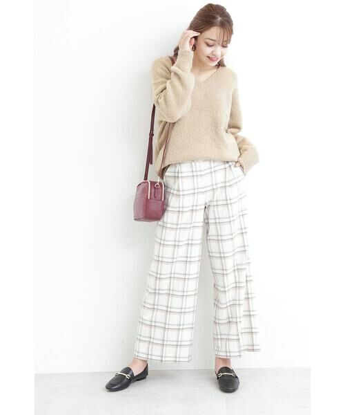 **N.Natural Beauty Basic / エヌ ナチュラルビューティーベーシック パンツ | コスミカルウォームワイドパンツ | 詳細2