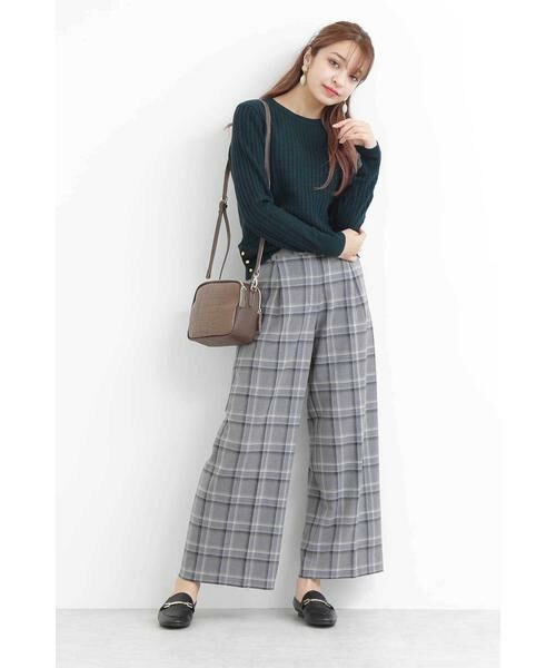 **N.Natural Beauty Basic / エヌ ナチュラルビューティーベーシック パンツ | コスミカルウォームワイドパンツ | 詳細16