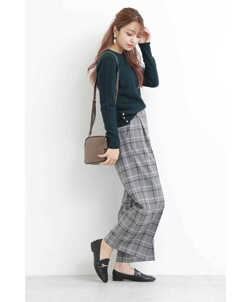 **N.Natural Beauty Basic / エヌ ナチュラルビューティーベーシック パンツ | コスミカルウォームワイドパンツ | 詳細17